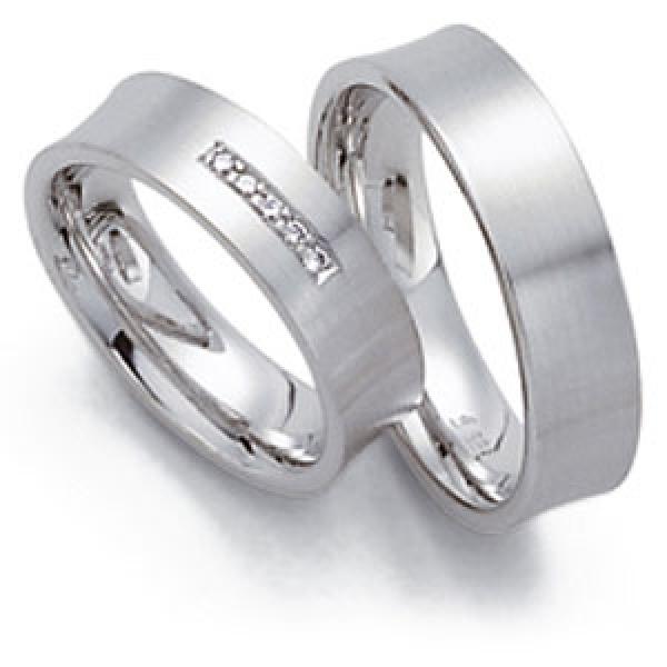 Trauringe Weissgold von Fischer 06 04741/060