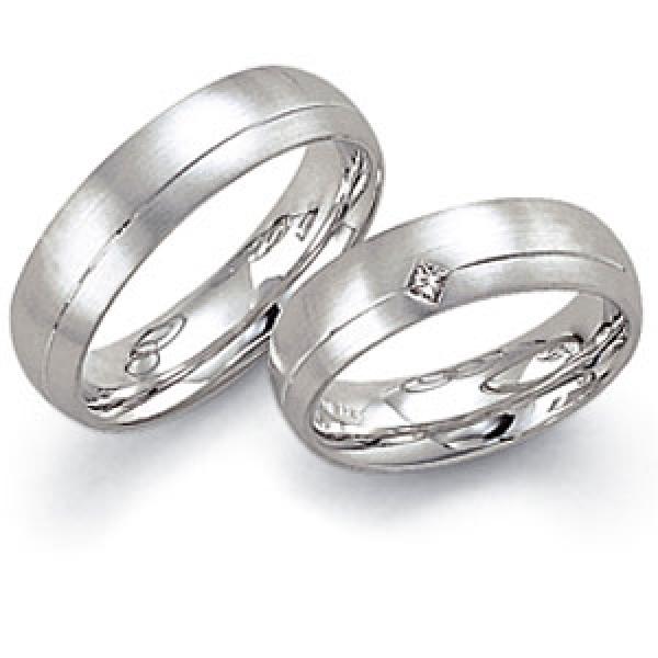 Trauringe Weissgold von Fischer 0702299/060