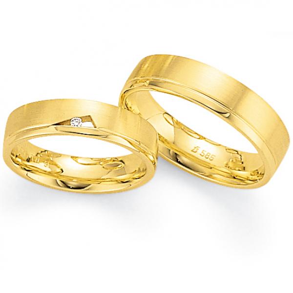 Trauringe Gelbgold von Fischer 06 02594/050