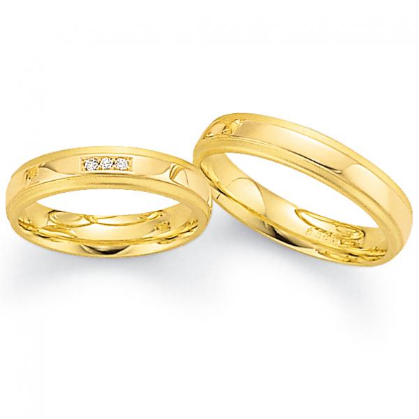 Trauringe Gelbgold von Fischer 06 02555/045