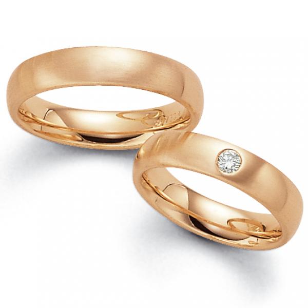 Trauringe Rosegold von Fischer 07 02601/050