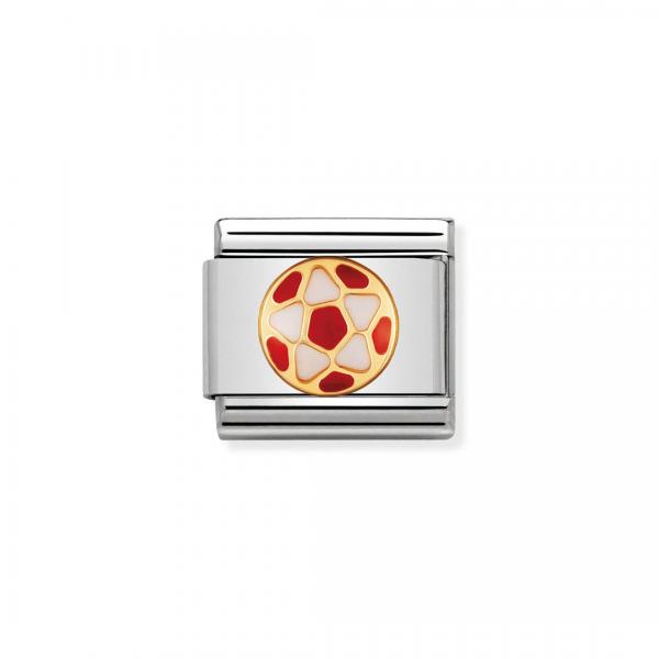 Nomination  Composable Classic   WEISS - ROT Fussball 030204/38