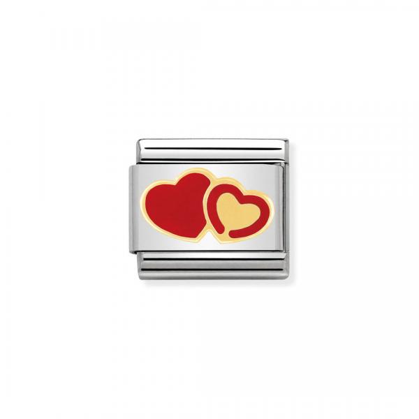 Nomination  COMPOSABLE CLASSIC   Doppeltes Herz Serie 030253/29