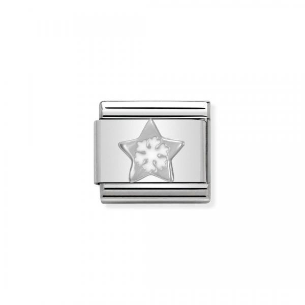 Nomination  COMPOSABLE CLASSIC   Stern mit Schneeflock 330204/01