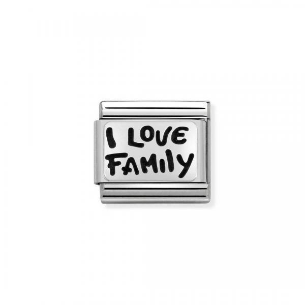 Nomination  COMPOSABLE Classic   I LOVE FAMILY 330102/34