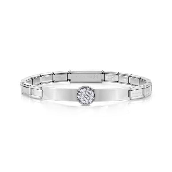 Nomination  TRENDSETTER Armband   Edelstahl und Weiss 021120/020
