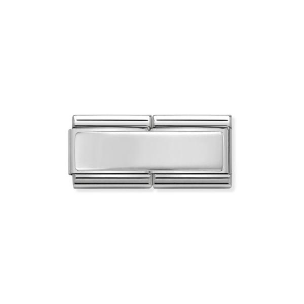 Nomination  Composable DOUBLE   Glatte Plakette 330710/01