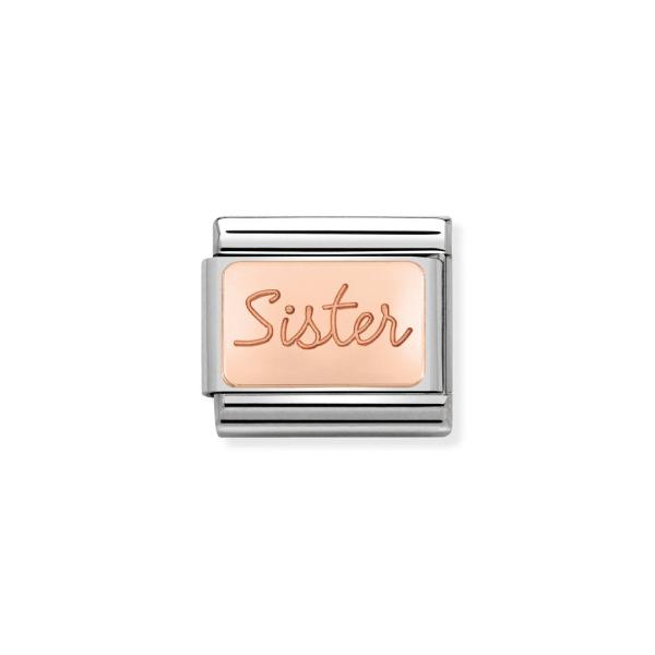 Nomination  COMPOSABLE CLASSIC   Plakette Sister 430101/38