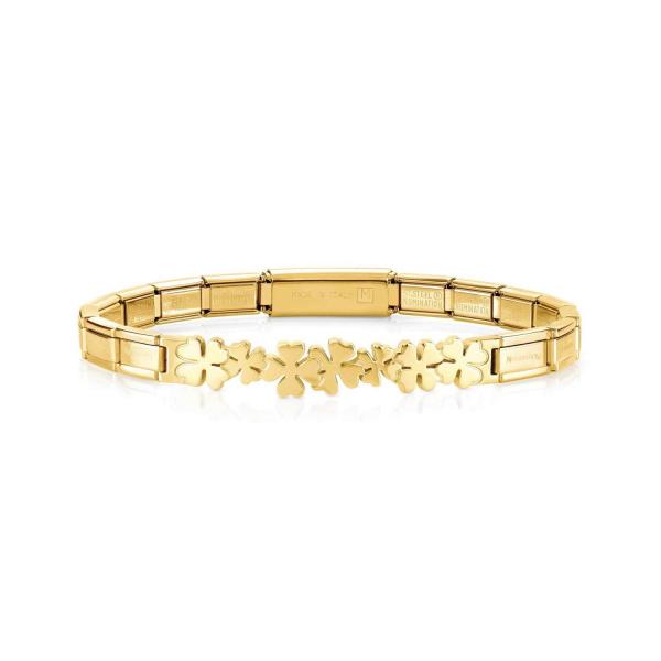Nomination  TRENDSETTER Armband   Kleeblatt Gelbgold 021111/007