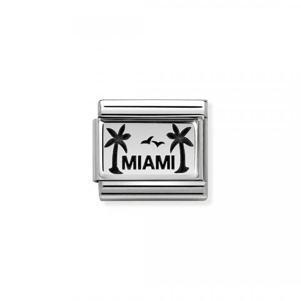 Nomination  COMPOSABLE Classic   Miami mit Palme 330102/48