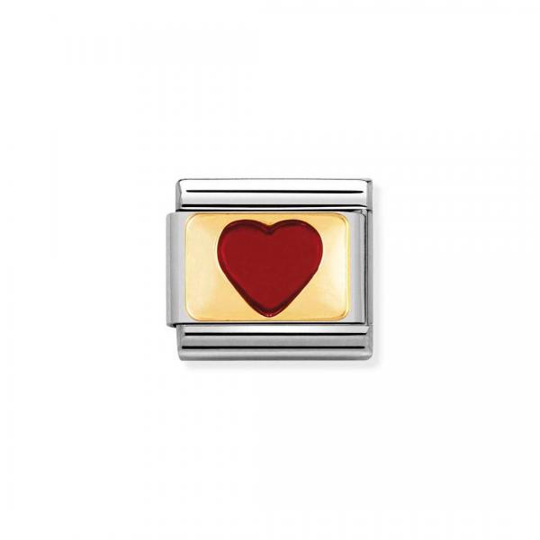 Nomination  Composable Classic   Herz positiv ROT 030206/33