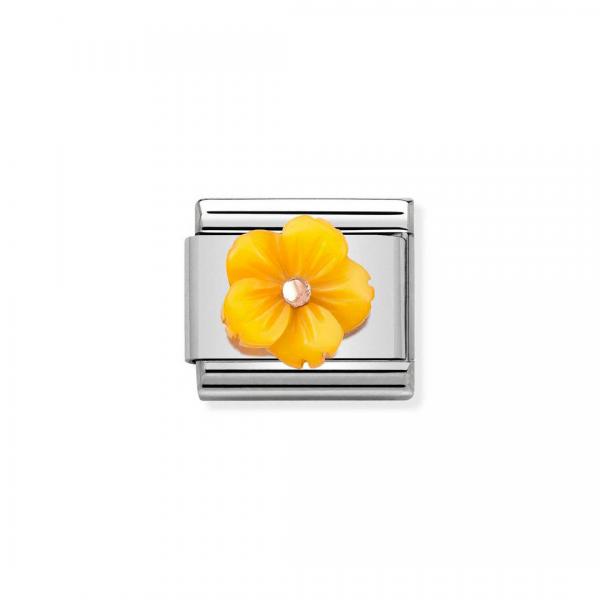 Nomination  COMPOSABLE CLASSIC   Perlmutt-Blüte GELB 430510/06