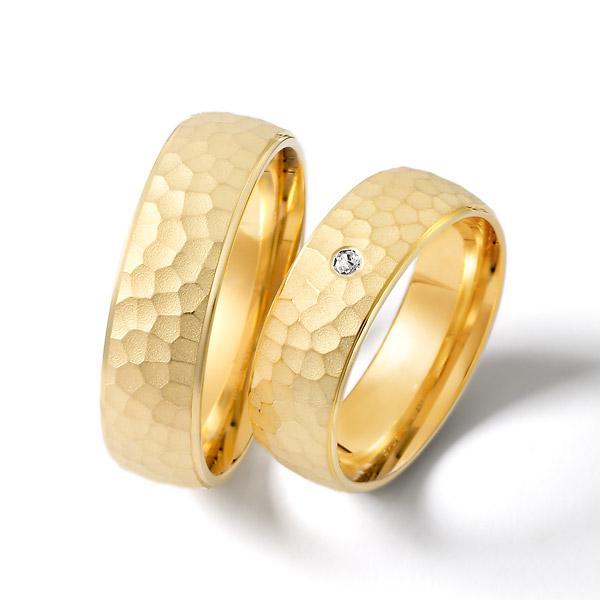 Trauringe Gelbgold von Weidner 62058 + 72058