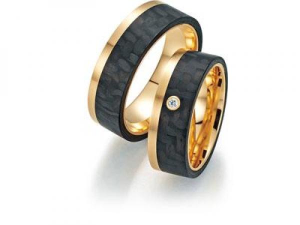 Trauringe Carbon von Fischer 22 01000/060