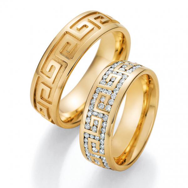Trauringe Gelbgold von Ruesch 02/50090-070