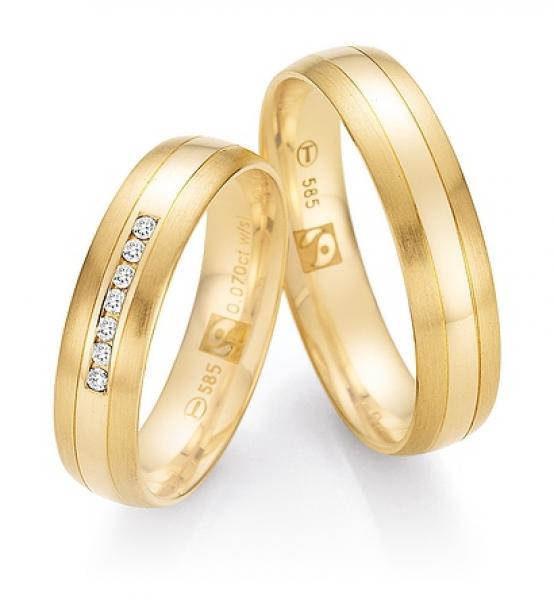 Trauringe Gelbgold von Ruesch 33/30030-050