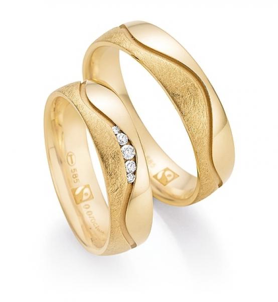 Trauringe Gelbgold von Ruesch 33/30010-055