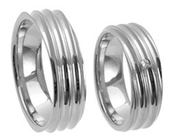 Trauringe Weissgold von Kühnel 517357