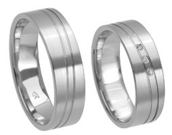 Trauringe Weissgold von Kühnel 517360