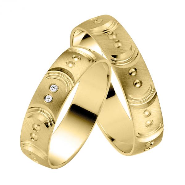 Rauschmayer Trauringe Gelbgold 21-03662 + 20-03662