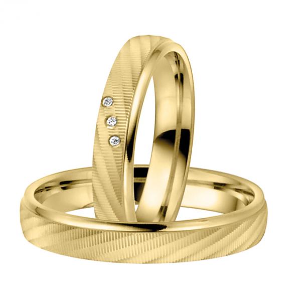 Rauschmayer Trauringe Gelbgold 11-04810 + 10-04810