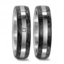 TeNo Trauringe Carbon  545676 + 545643